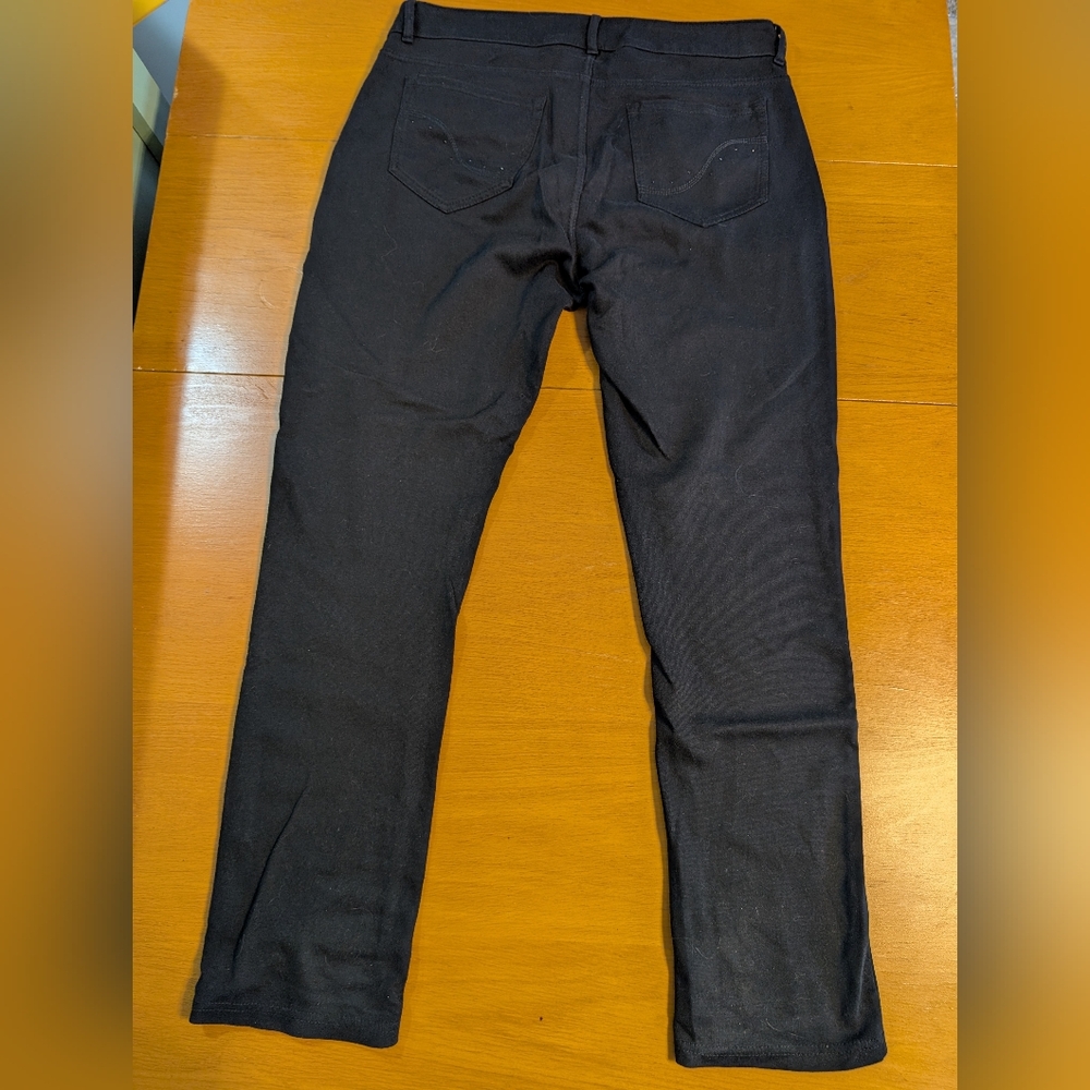 Lee Rider Black Denim Jeans Sparkly Pockets
